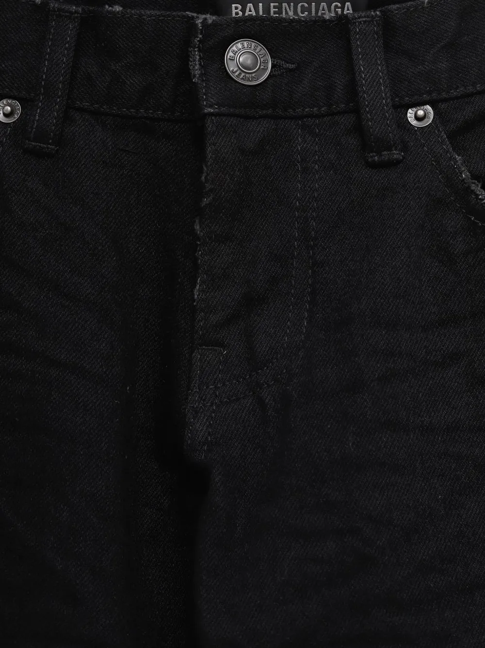 Balenciaga Jeans met wijde pijpen Zwart