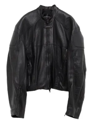 BALENCIAGA（バレンシアガ）メンズ レザージャケット - FARFETCH