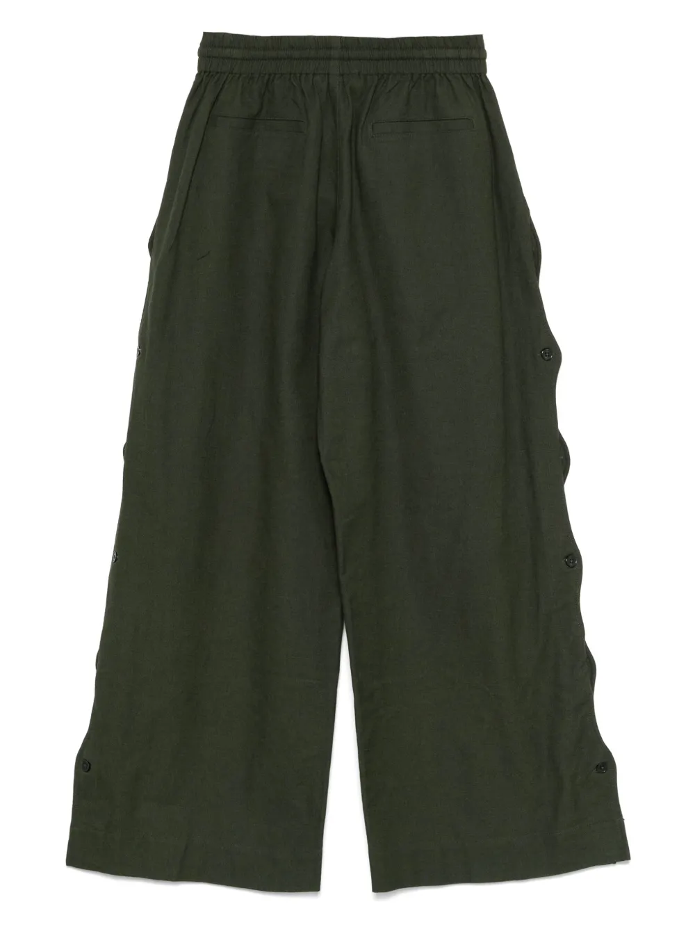 Sea Broek met wijde pijpen - Groen
