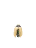 Bibi van der Velden 18K yellow gold mini Scarab diamond and tsavorite earrings
