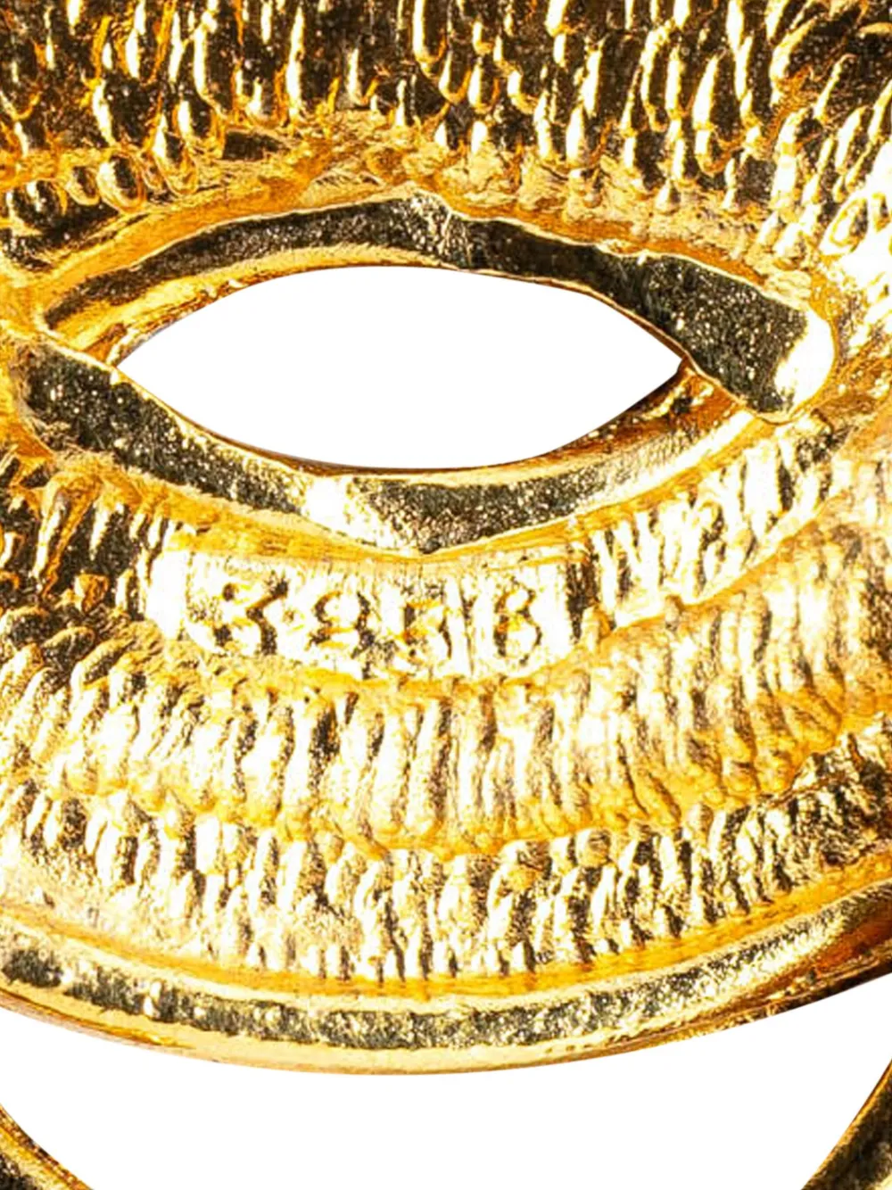 CHANEL Pre-Owned قلادة مبطنة ومطلية بالذهب بدلاية CC ‏1970-1980 | Image 2