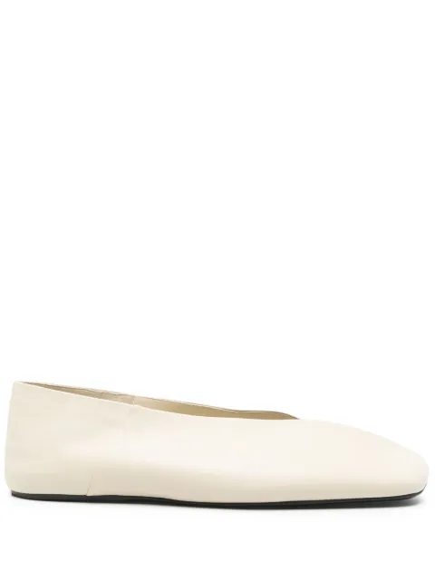 Jil Sander Pre-Owned leather ballerina shoes