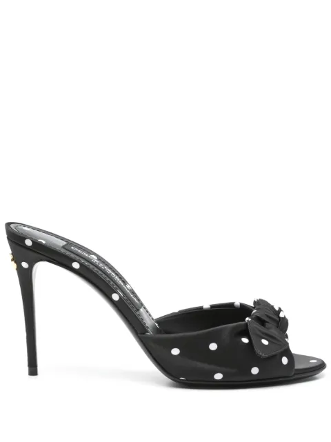 Dolce & Gabbana Pre-Owned 90mm Keira mules