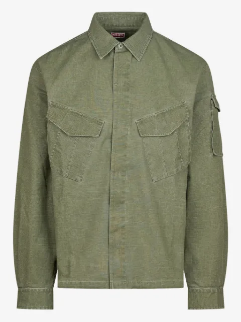 Kenzo sobrecamisa con bolsillos