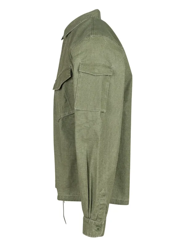 Kenzo マルチポケット オーバーシャツ | グリーン | FARFETCH JP