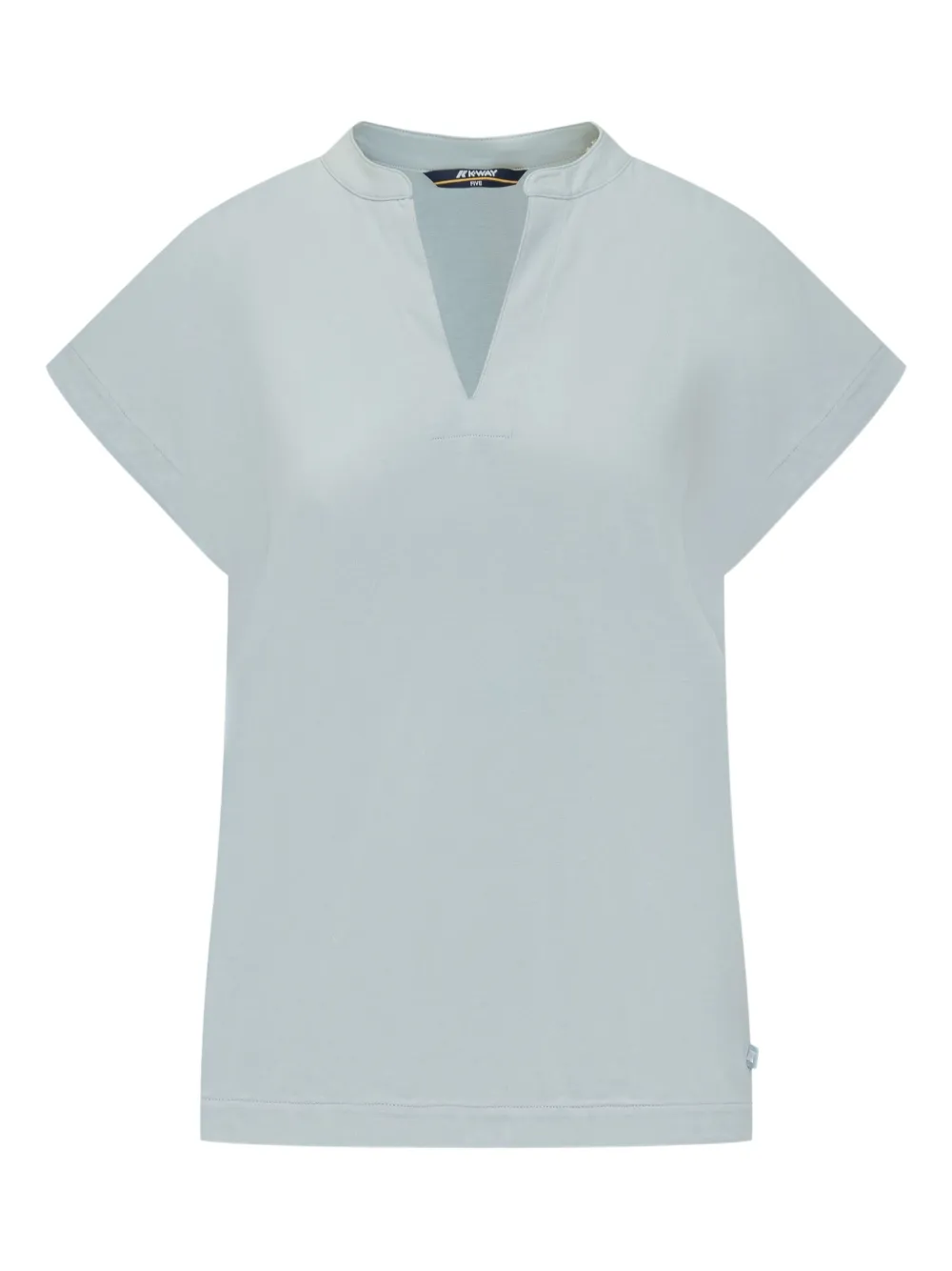 K-Way T-shirt met V-hals Blauw