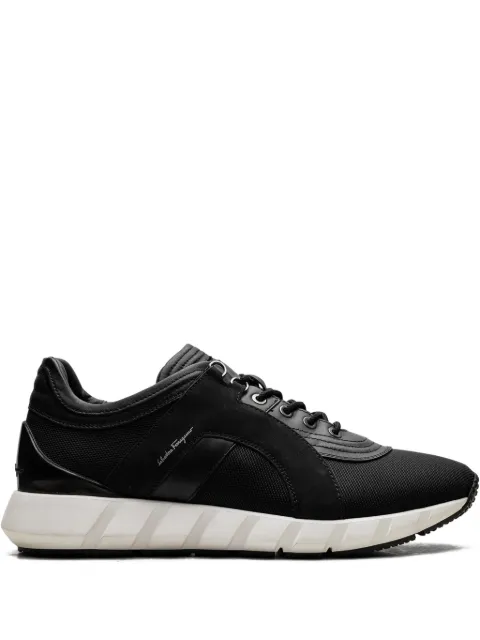 Ferragamo Alpe "Black Leather" sneakers