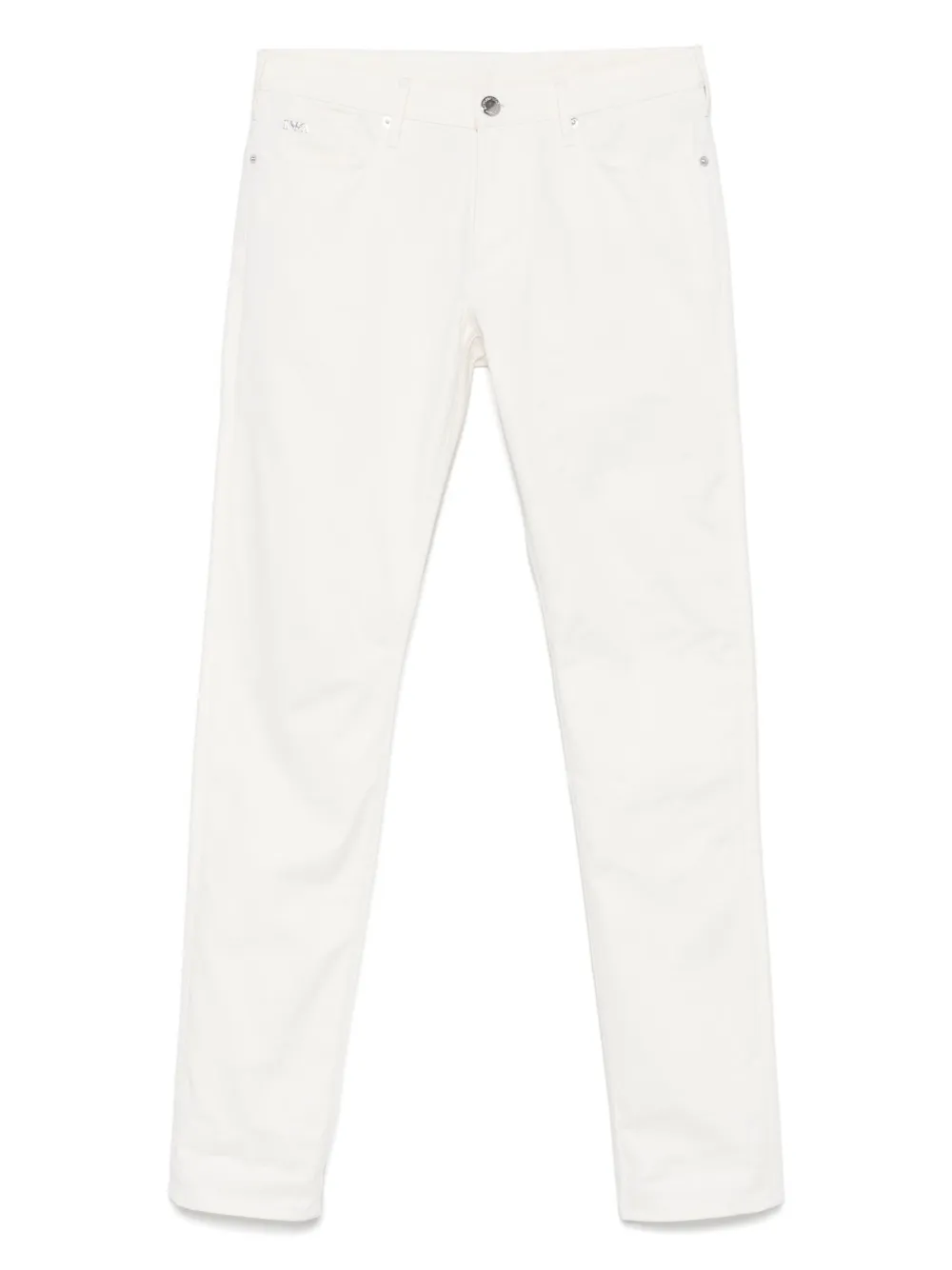 Emporio Armani Jeans met logopatch Wit