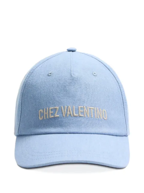 Valentino Garavani gorra con logo bordado