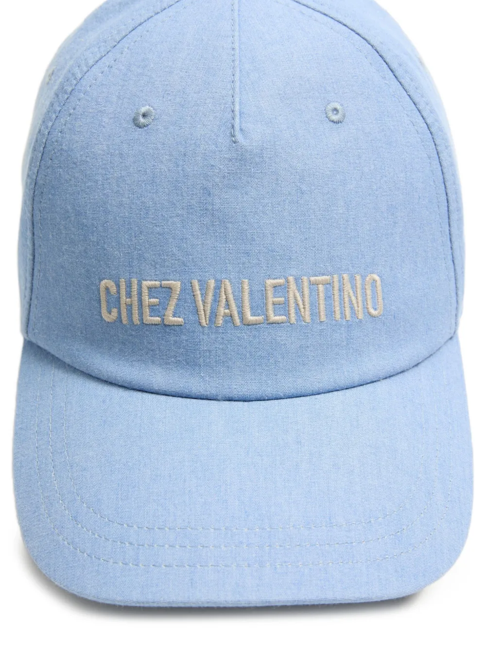 Valentino Garavani Pet met geborduurd logo Blauw