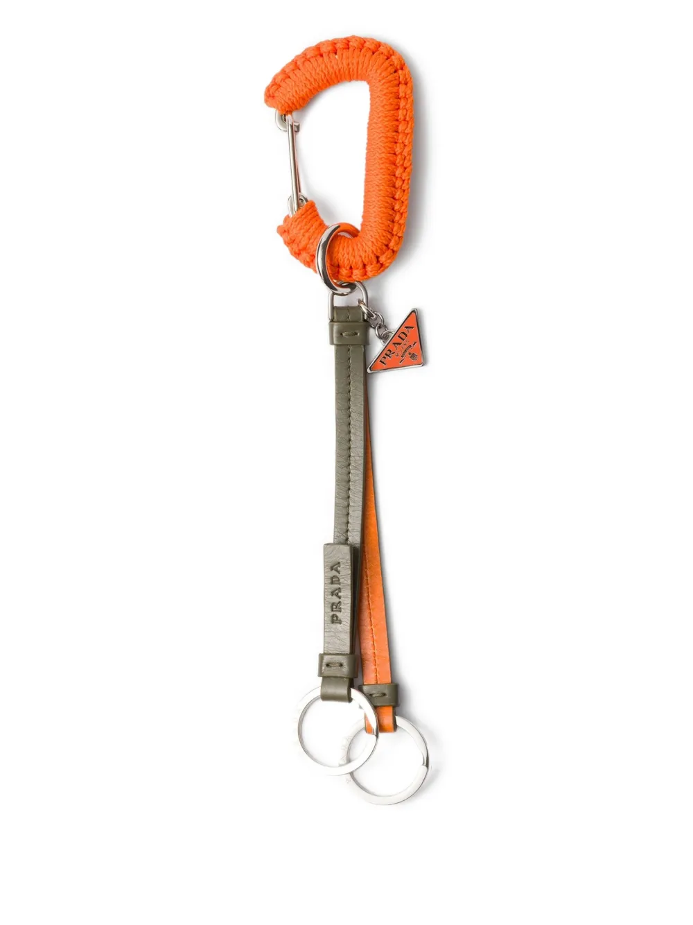 Prada braided keychain | Orange | Image 1