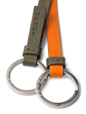 Leather Keychains Farfetch Keychain Prada Leather Keychain Prada