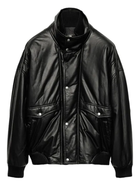 Prada Nappa leather bomber jacket
