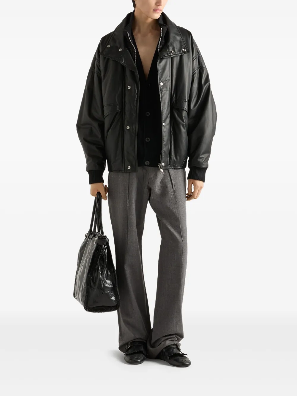 Prada Bomberjacke aus Leder | Lederjacken | Image 2