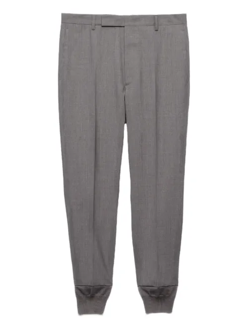 Prada pantalon en laine - Gris - Prada - Modalova