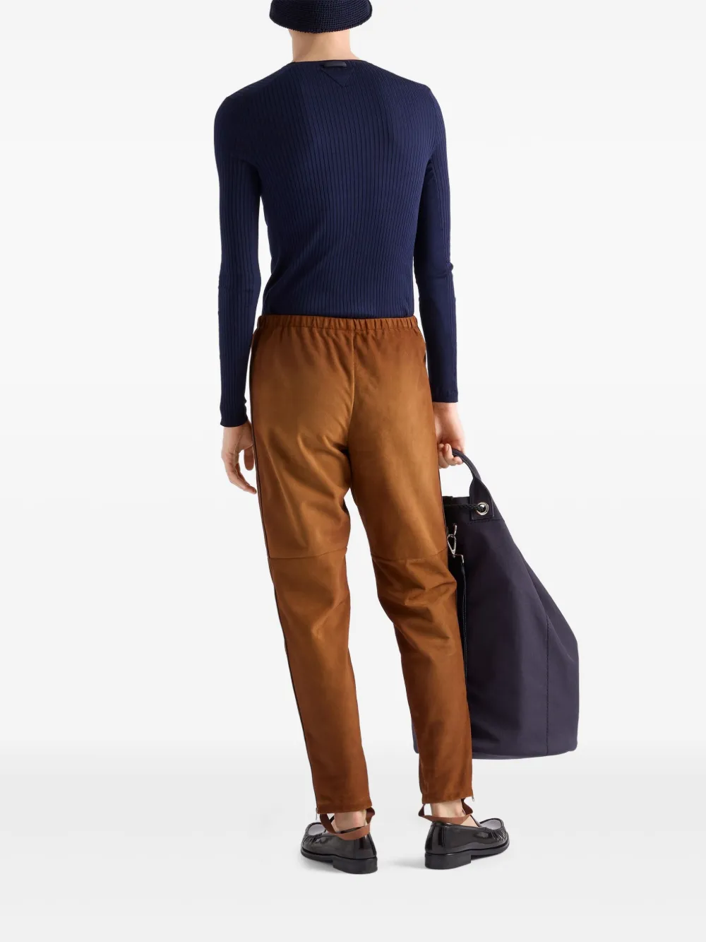 Prada Suède broek Bruin