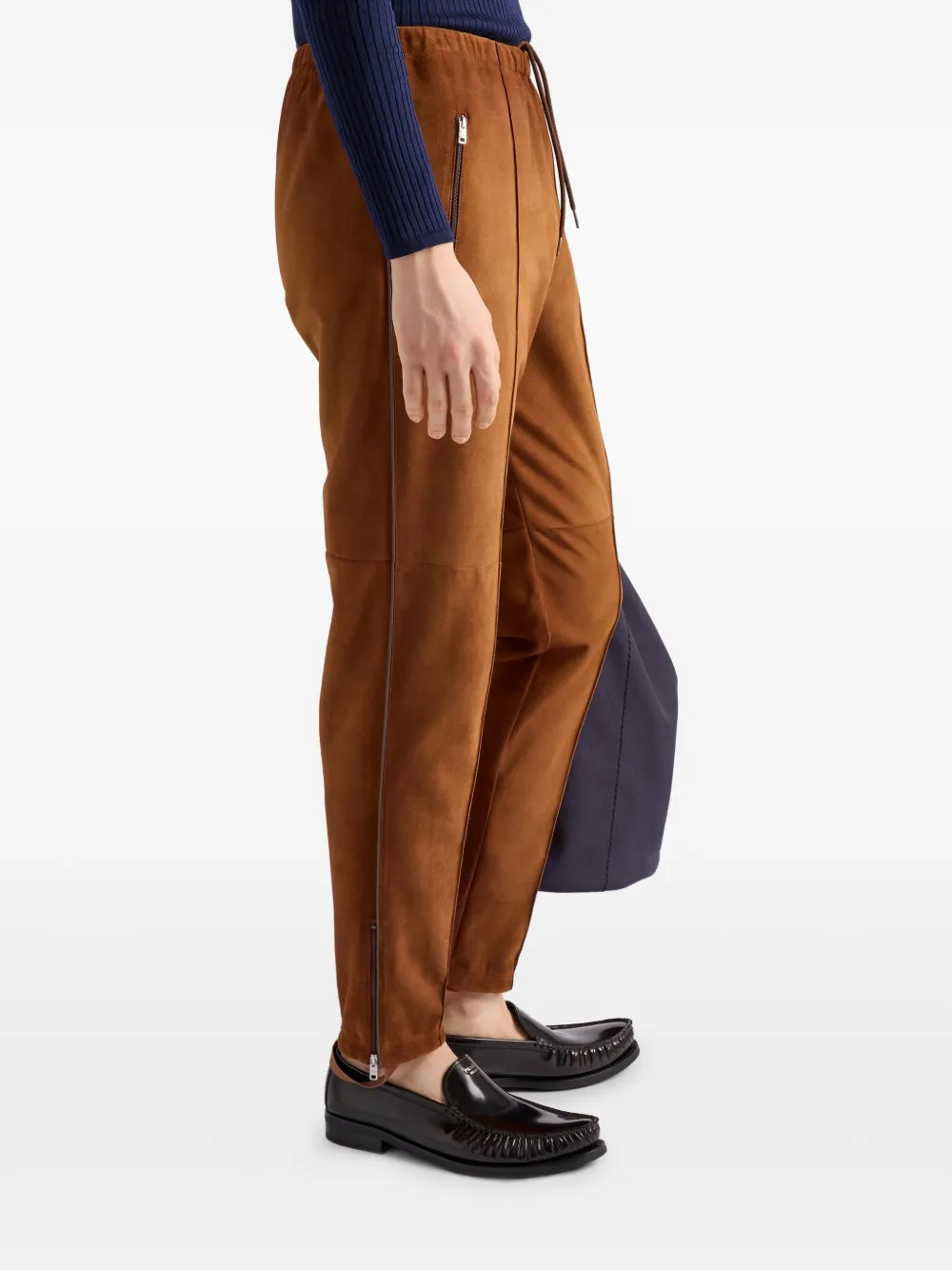 Prada Suède broek Bruin