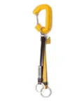 Prada textured keychain - Yellow