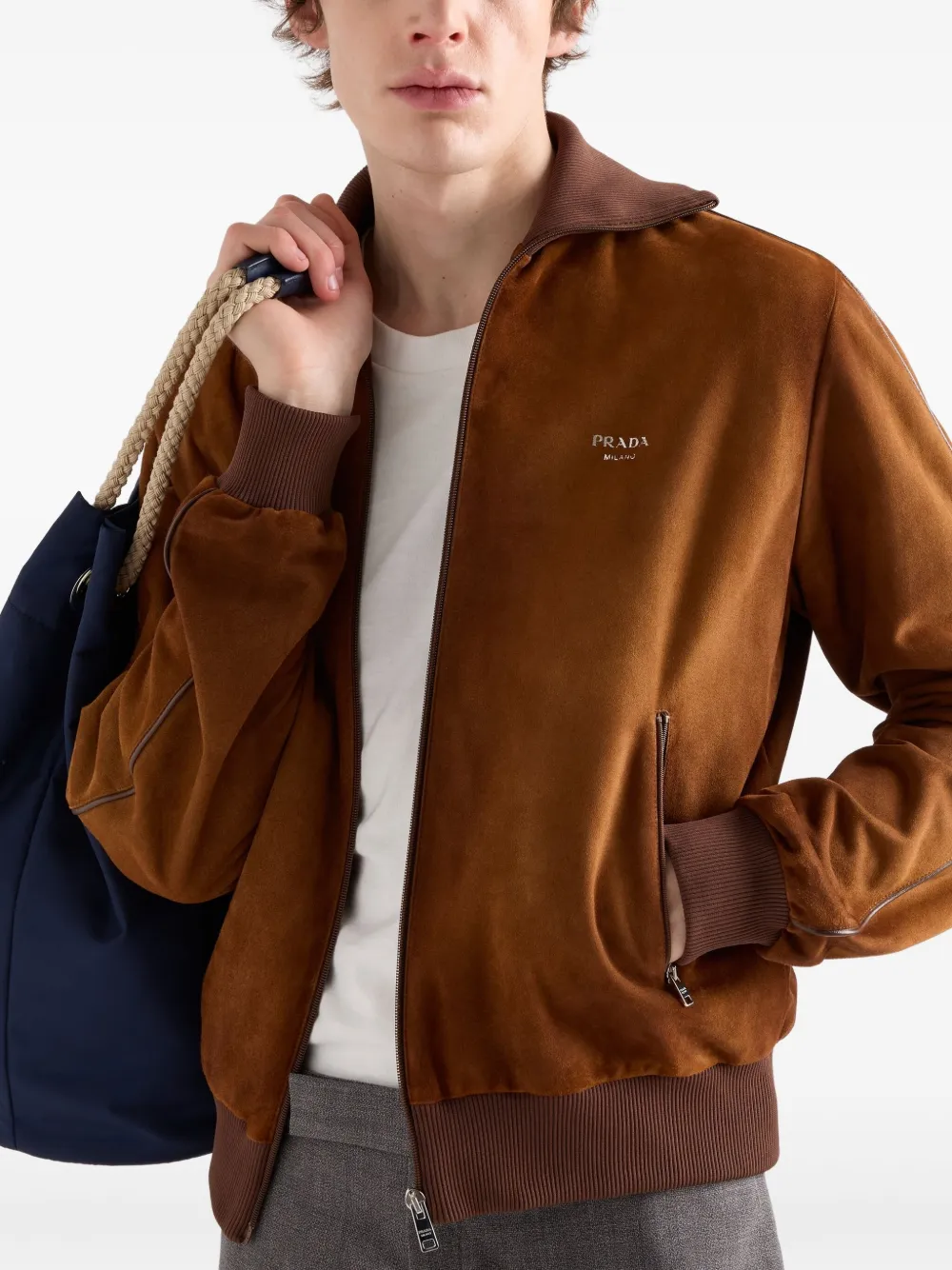 Prada Suède jack Bruin