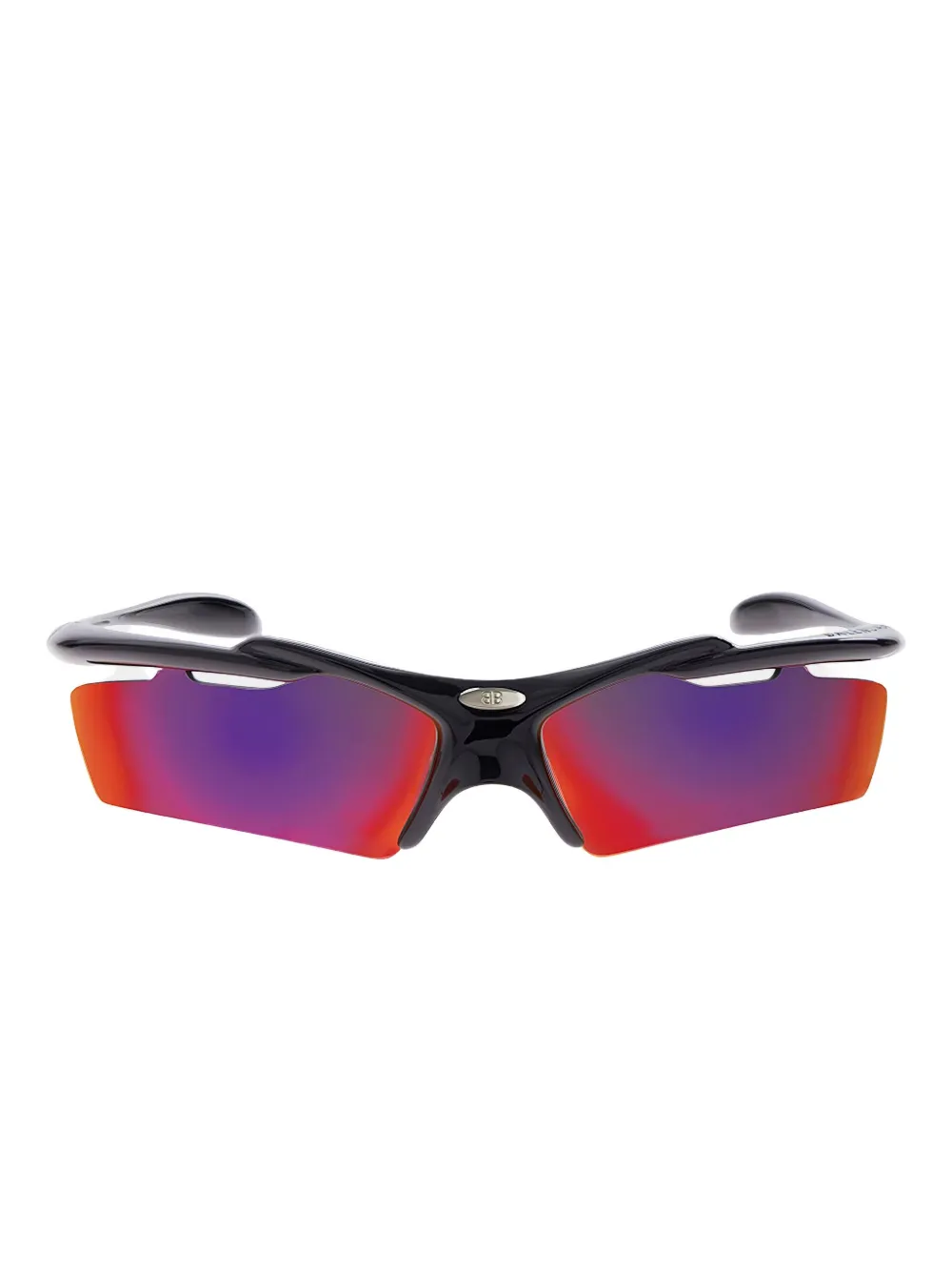 Balenciaga Eyewear Zonnebril met schild montuur Zwart
