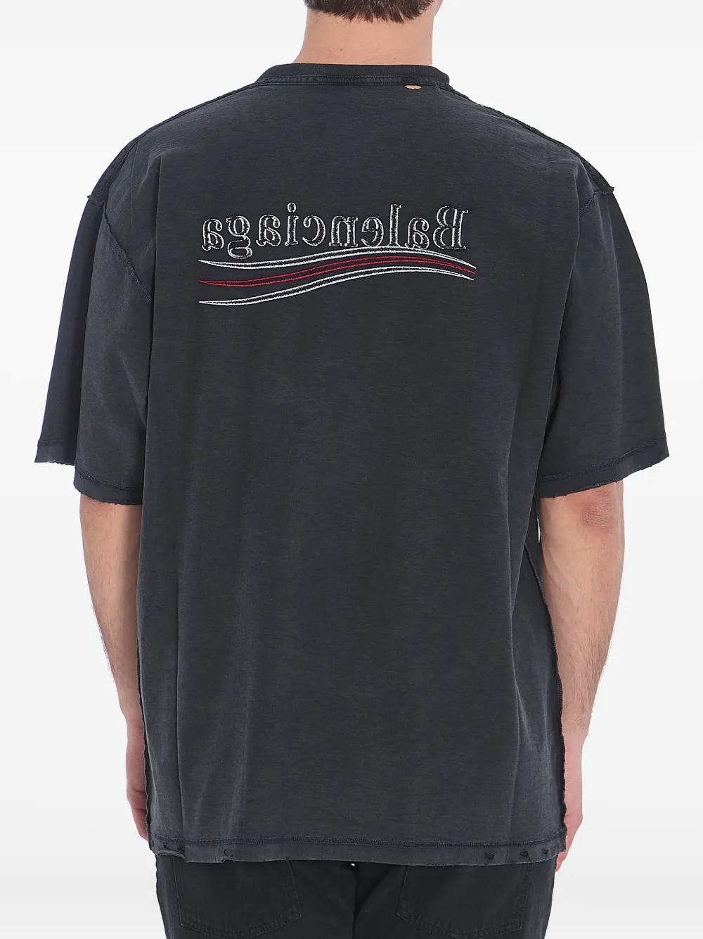 Balenciaga Inside Out T-shirt Zwart