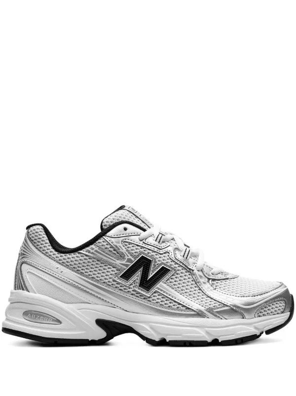 ◆超人気◆新賞 New Balance 740 ホワイトシルバー男女共用 New Balance 740 sneakers in white and silver | ASOS