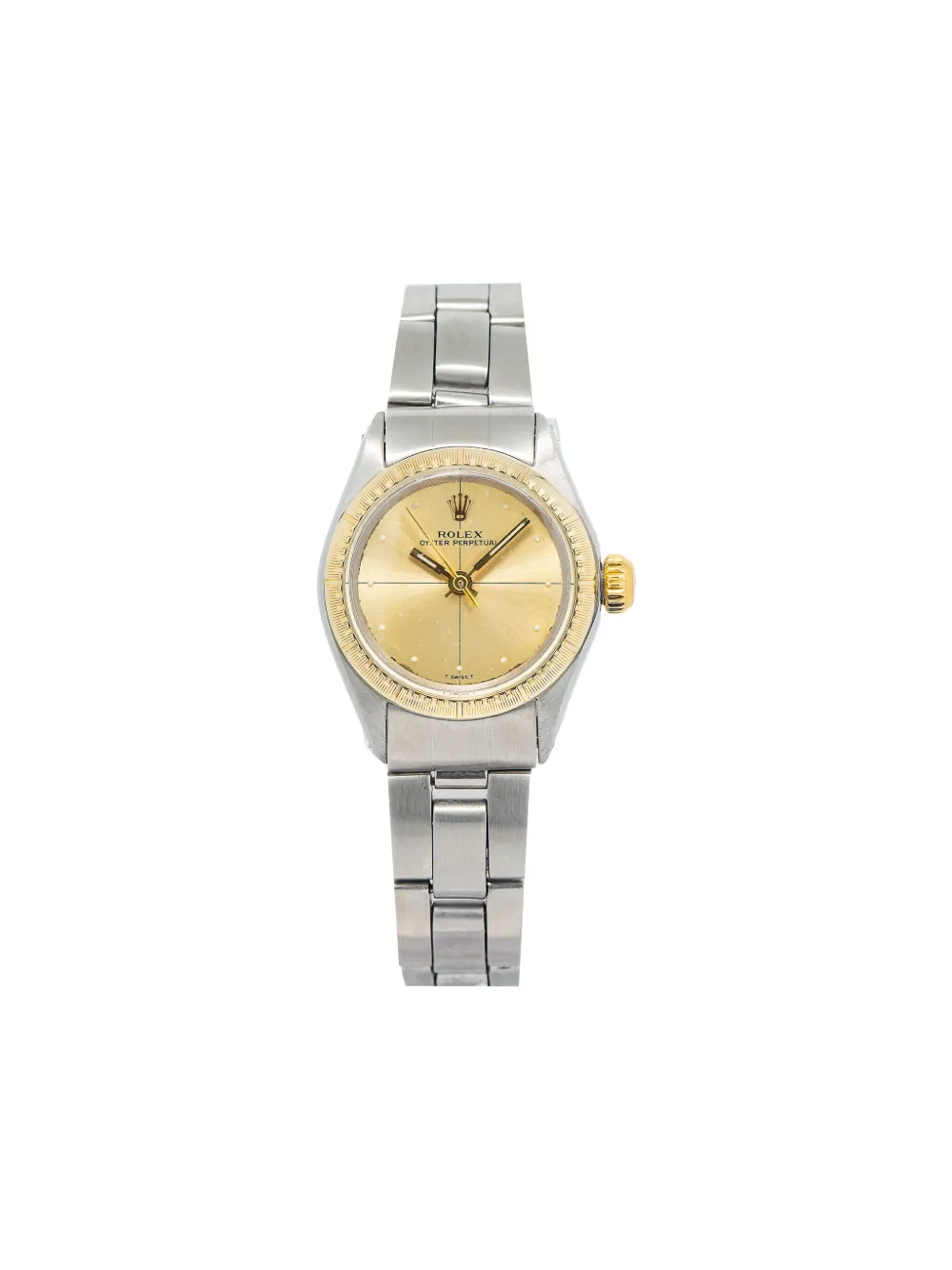 Pre-owned Rolex  Oyster Perpetual Date 25mm In Gold