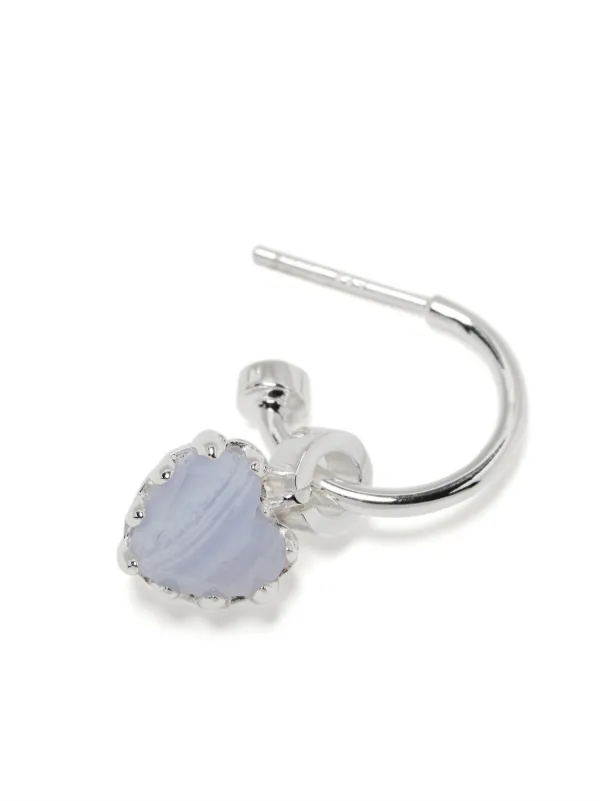 STOLEN GIRLFRIENDS CLUB シルバー Claw Anchor ピアス LOVE ANCHOR EARRING MOONSTONE – Stolen Girlfriends Club