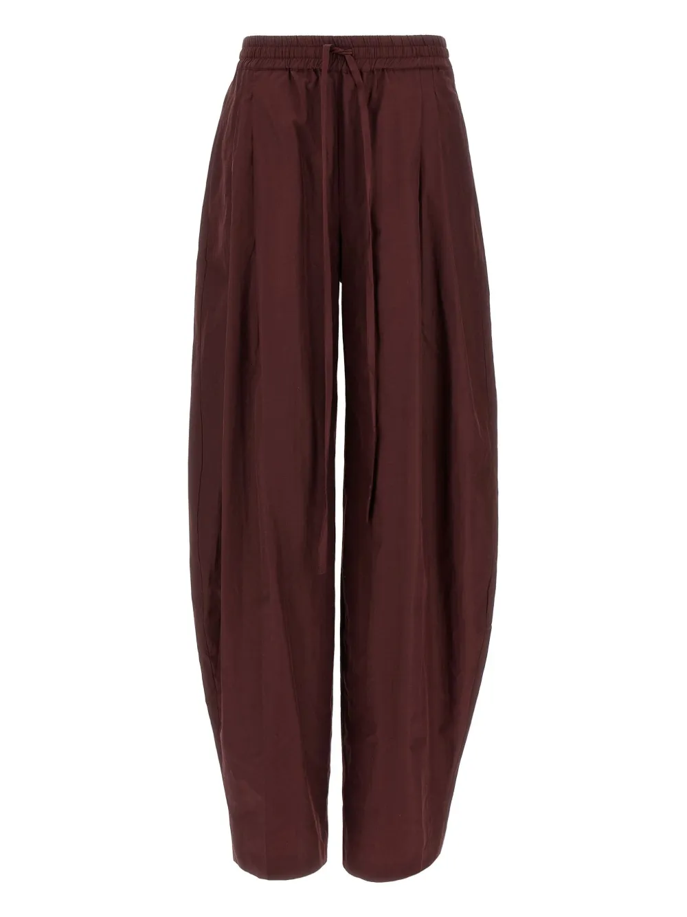 THE ANDAMANE pleated tapered trousers | Red | Image 1