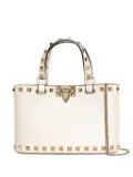 Valentino Garavani Rockstud-embellished mini bag - White