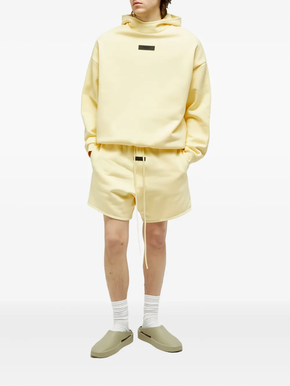 FEAR OF GOD ESSENTIALS Mens Pullover Hoodie "YELLOW" Geel