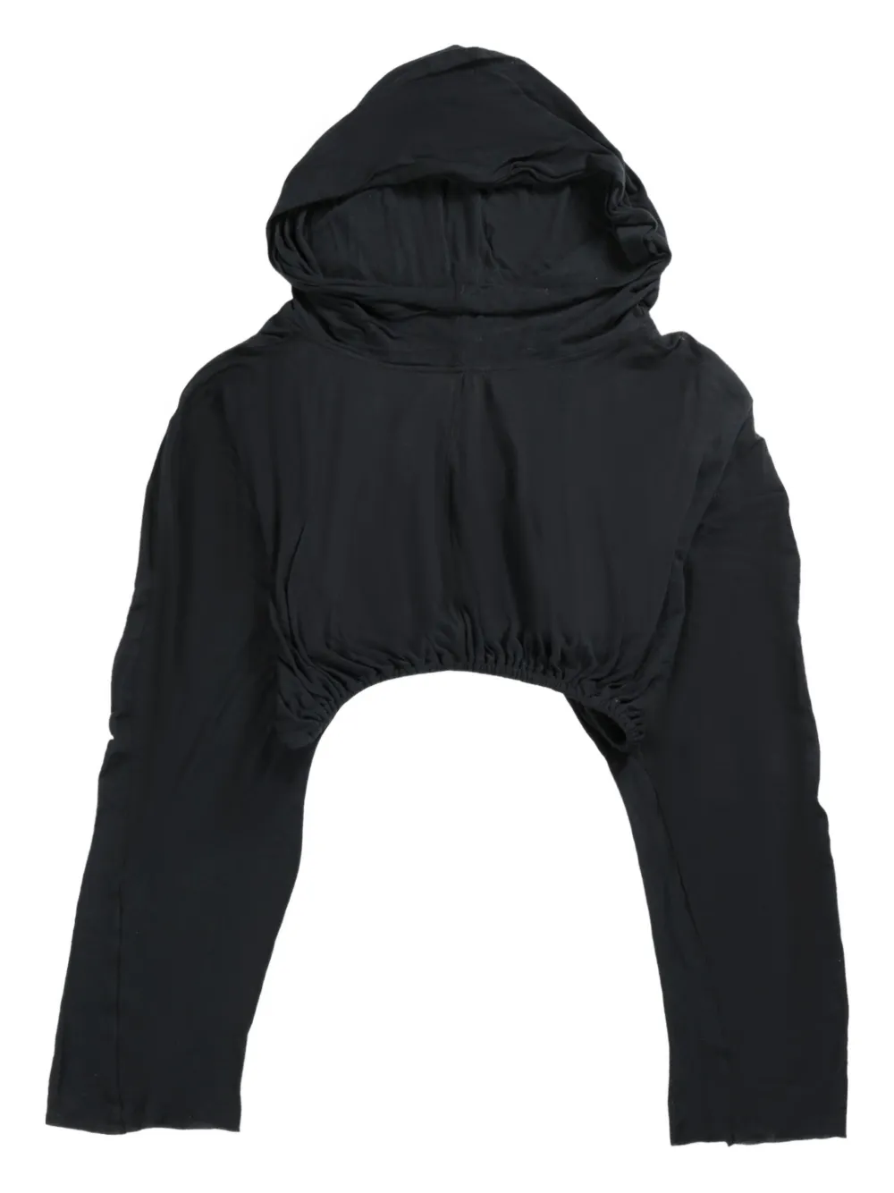 Rick Owens cotton hoodie Zwart