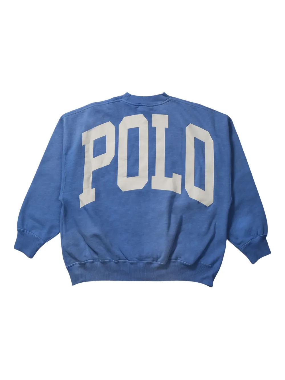 Polo Ralph Lauren logo-embroidered sweatshirt Blauw