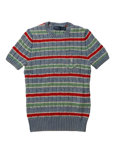 Polo Ralph Lauren striped short-sleeve knit top