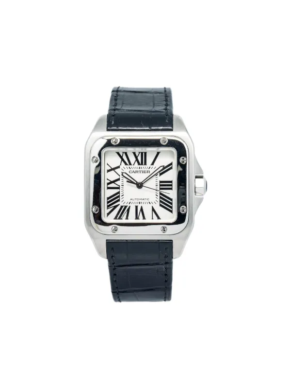 Cartier Reloj Santos De 38 Mm Blanco FARFETCH ES