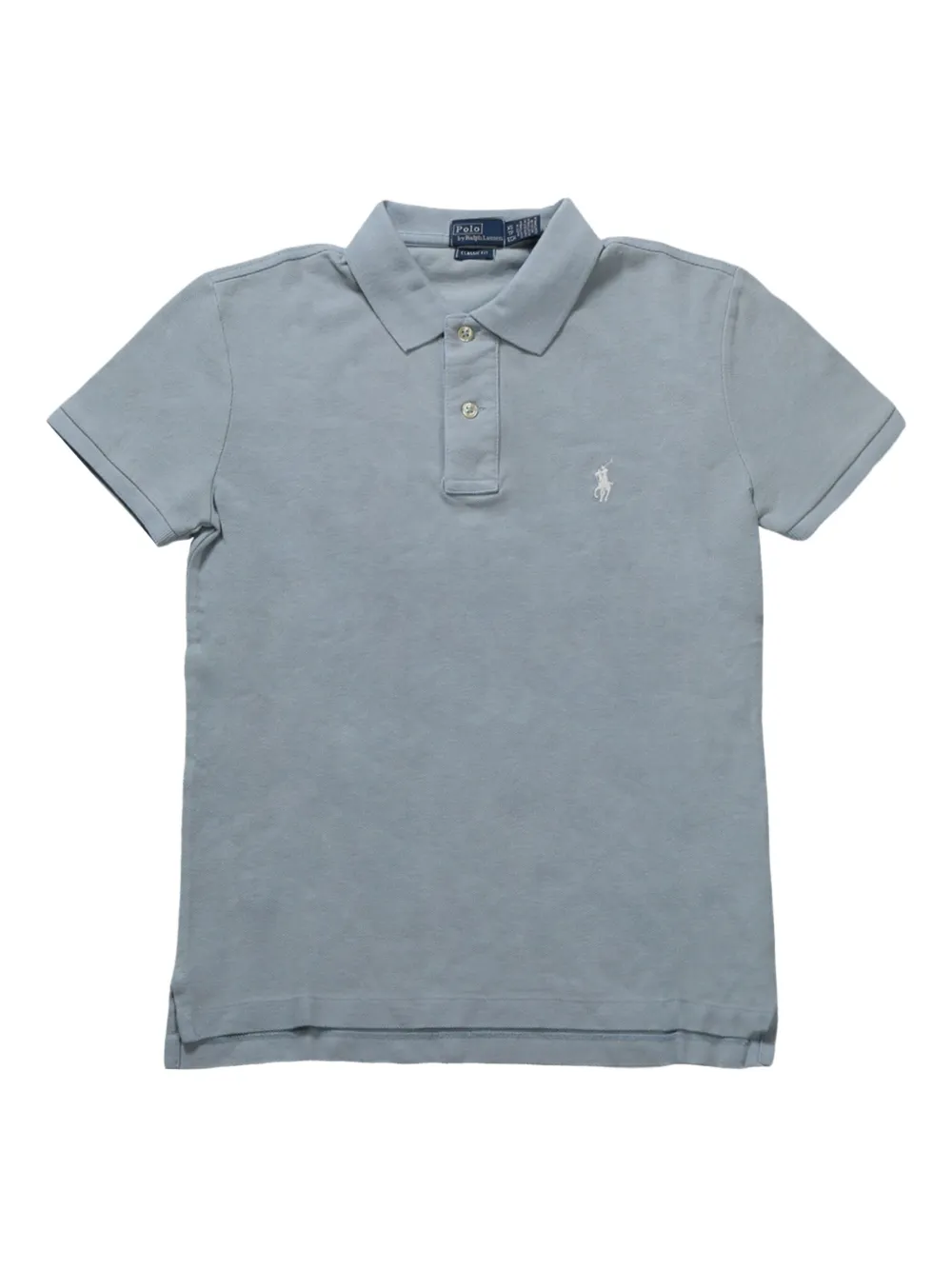 Shop Polo Ralph Lauren Cotton Polo Shirt In Blue