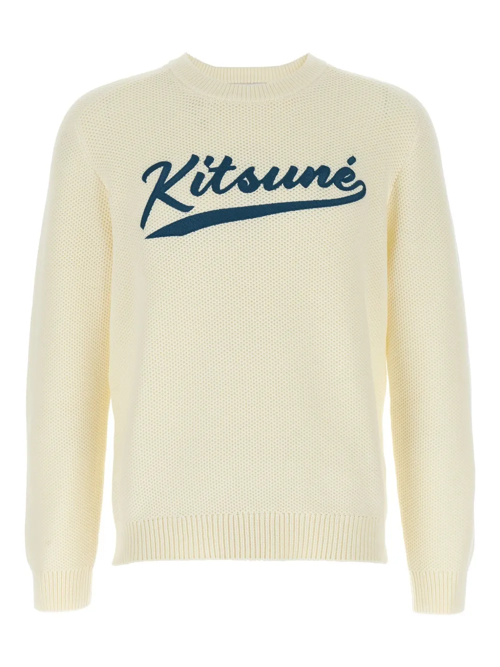 Maison Kitsuné logo Varsity sweater | White | Image 1