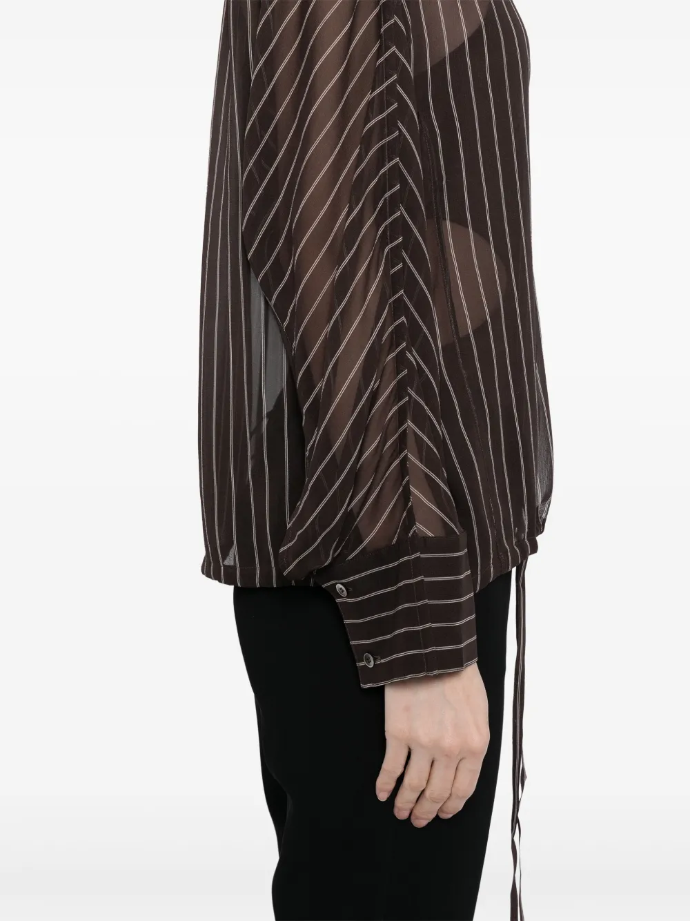 LESS SILK LONG SLEEVED SHIRT