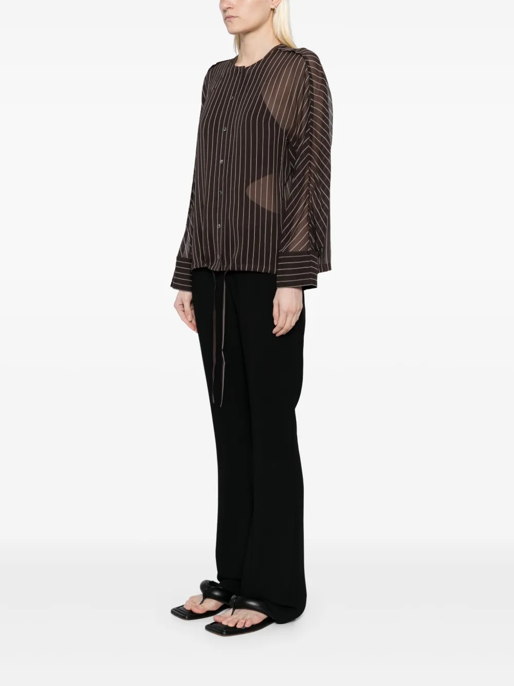 LESS SILK LONG SLEEVED SHIRT