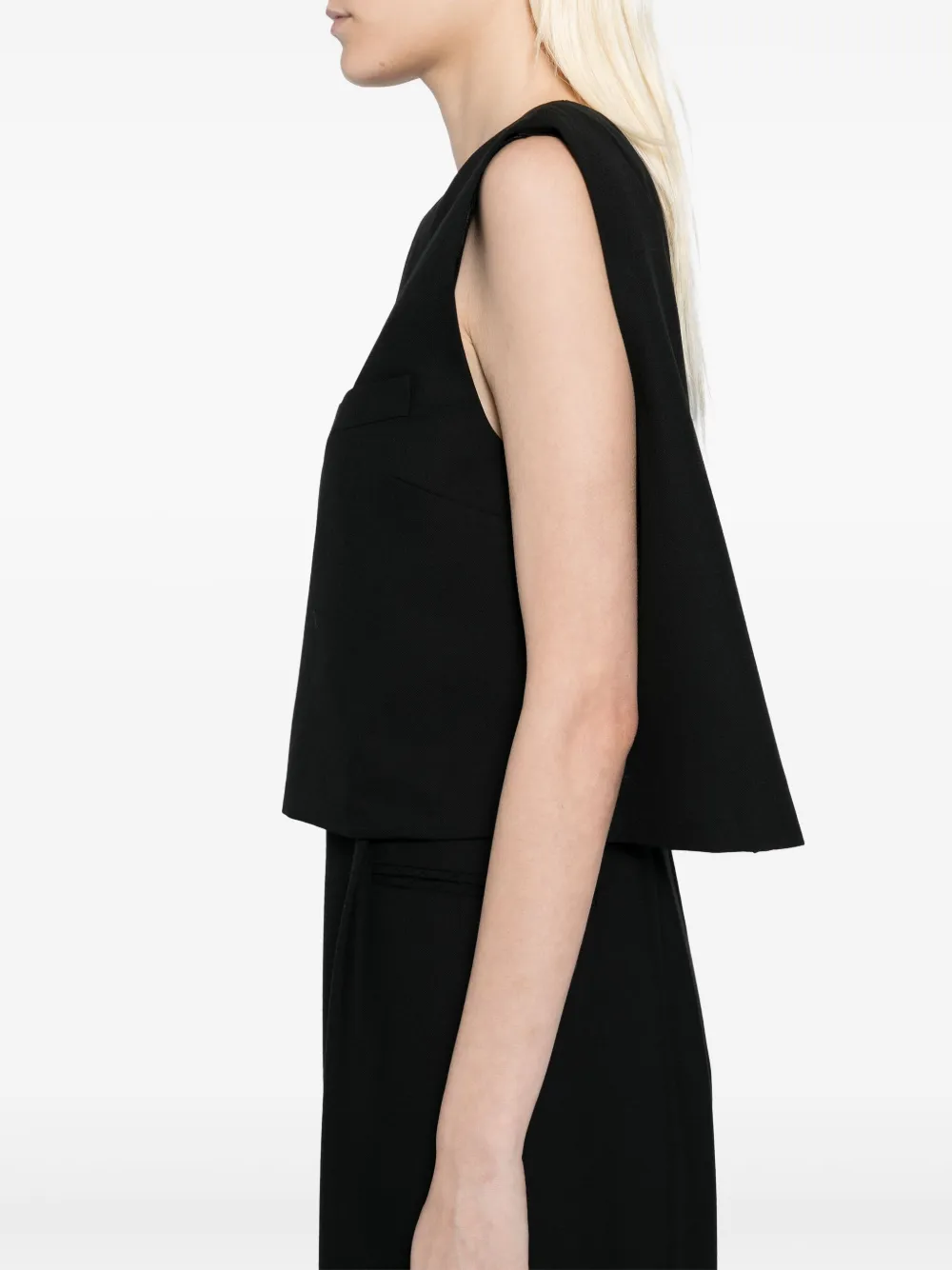 LESS WOOL SLEEVELESS DRESS