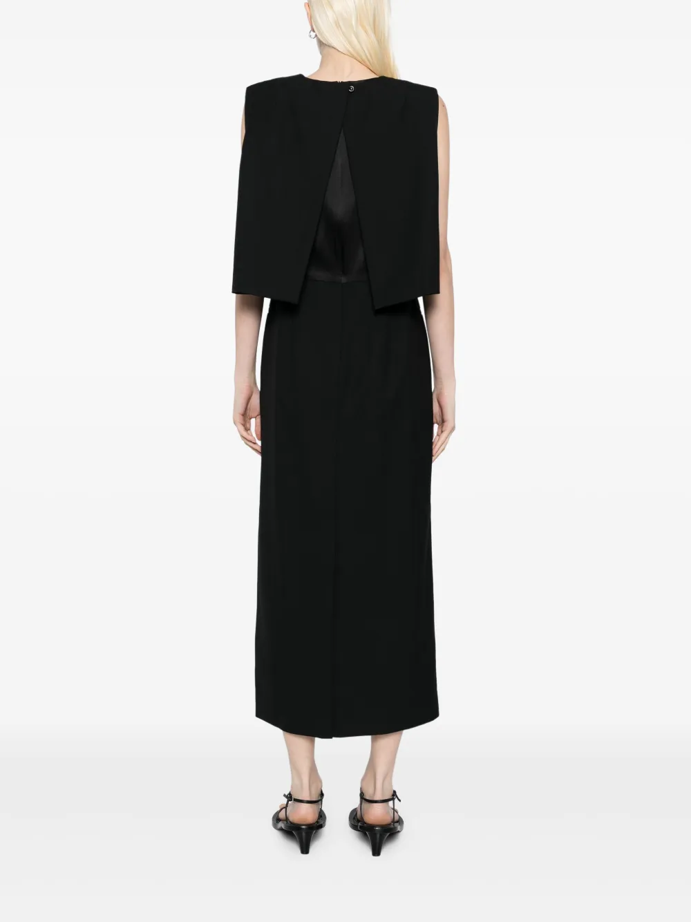 LESS WOOL SLEEVELESS DRESS