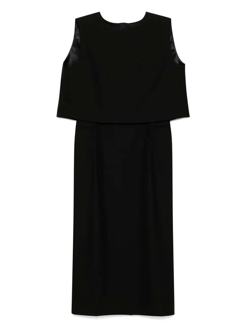 LESS WOOL SLEEVELESS DRESS