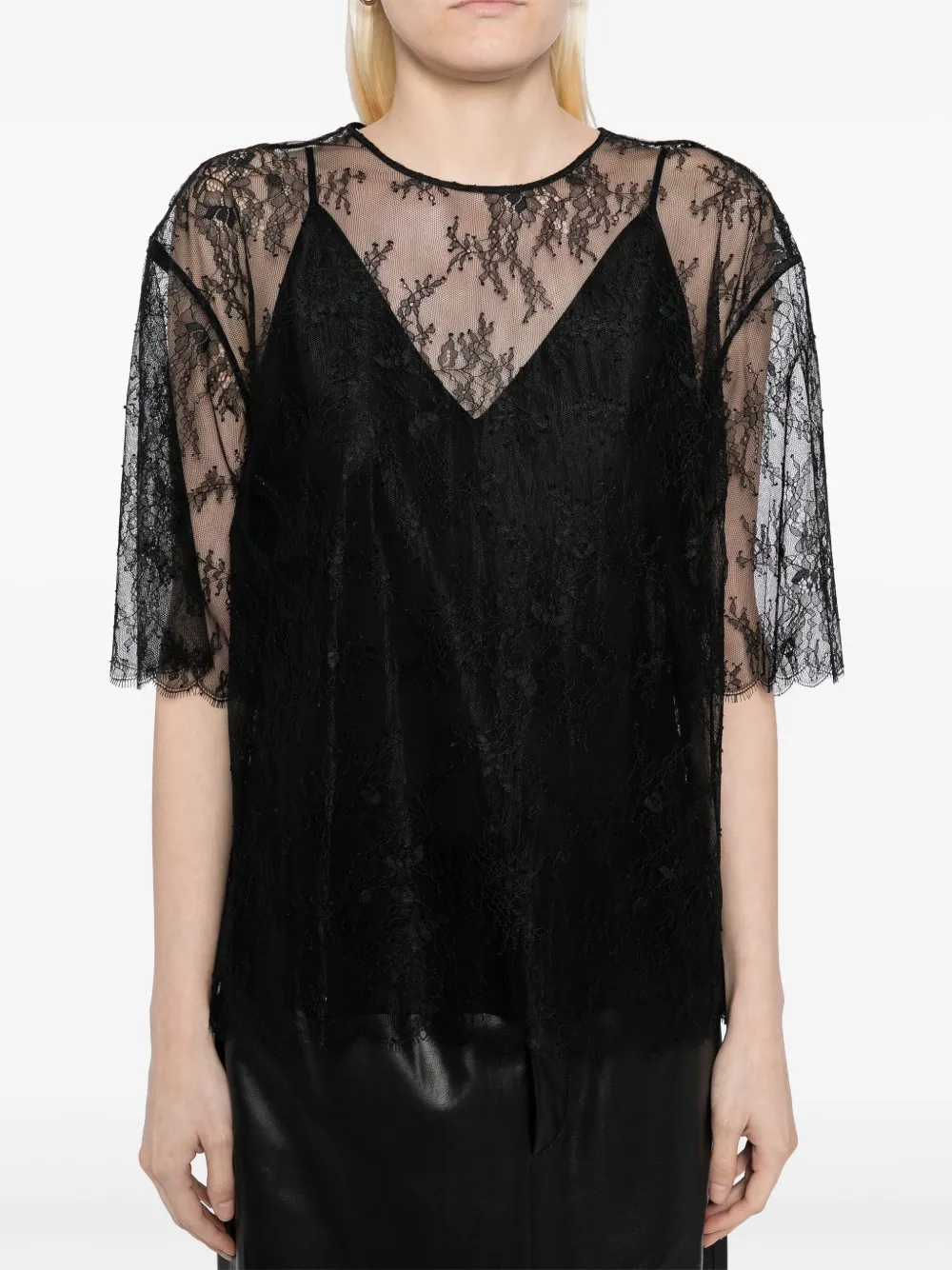LESS LACED TOP