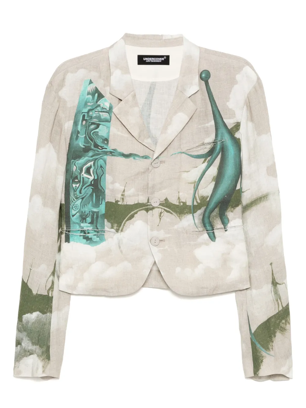 Undercover blazer con estampado gráfico | neutro | Image 1