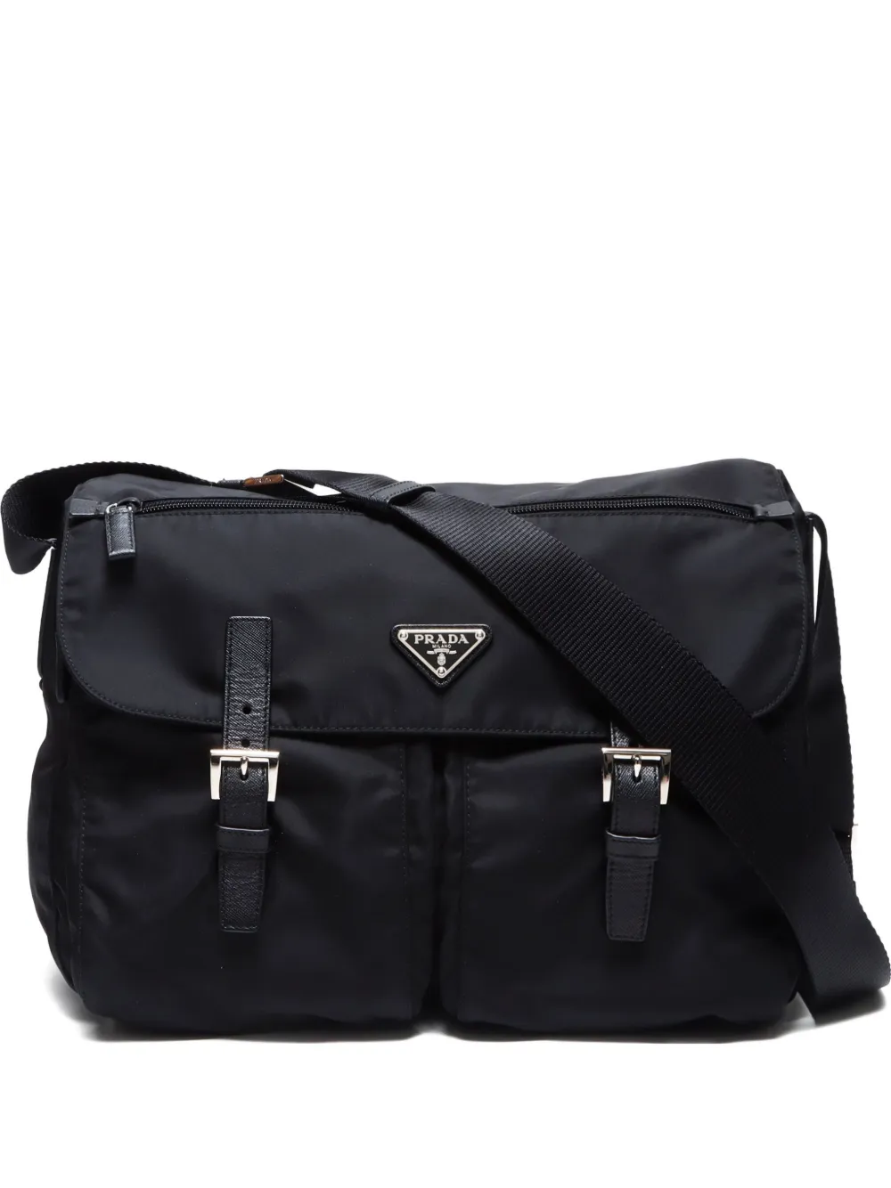 2010-2024 enamel-triangle shoulder bag