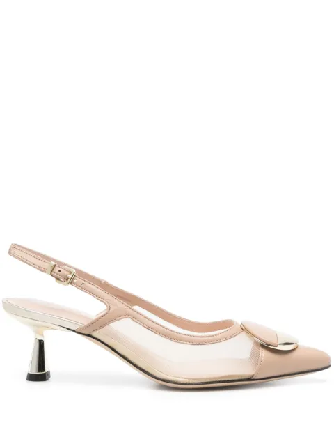 Evaluna 60mm leather pumps 