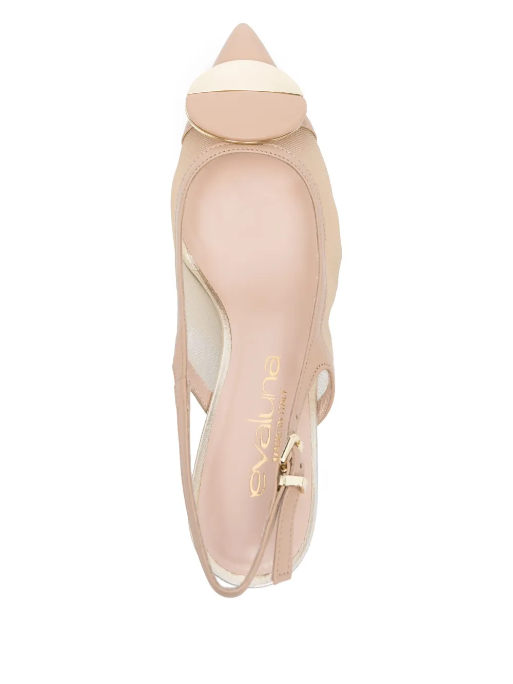 Evaluna 60mm leather pumps Neutrals