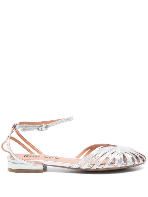 Bibi Lou zapatillas planas metalizadas