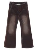 Ground Zero cotton flared trousers - Brown