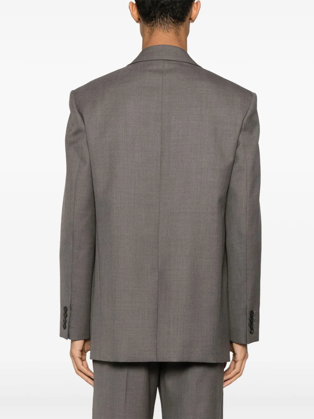 Saint Laurent Wollen blazer Bruin